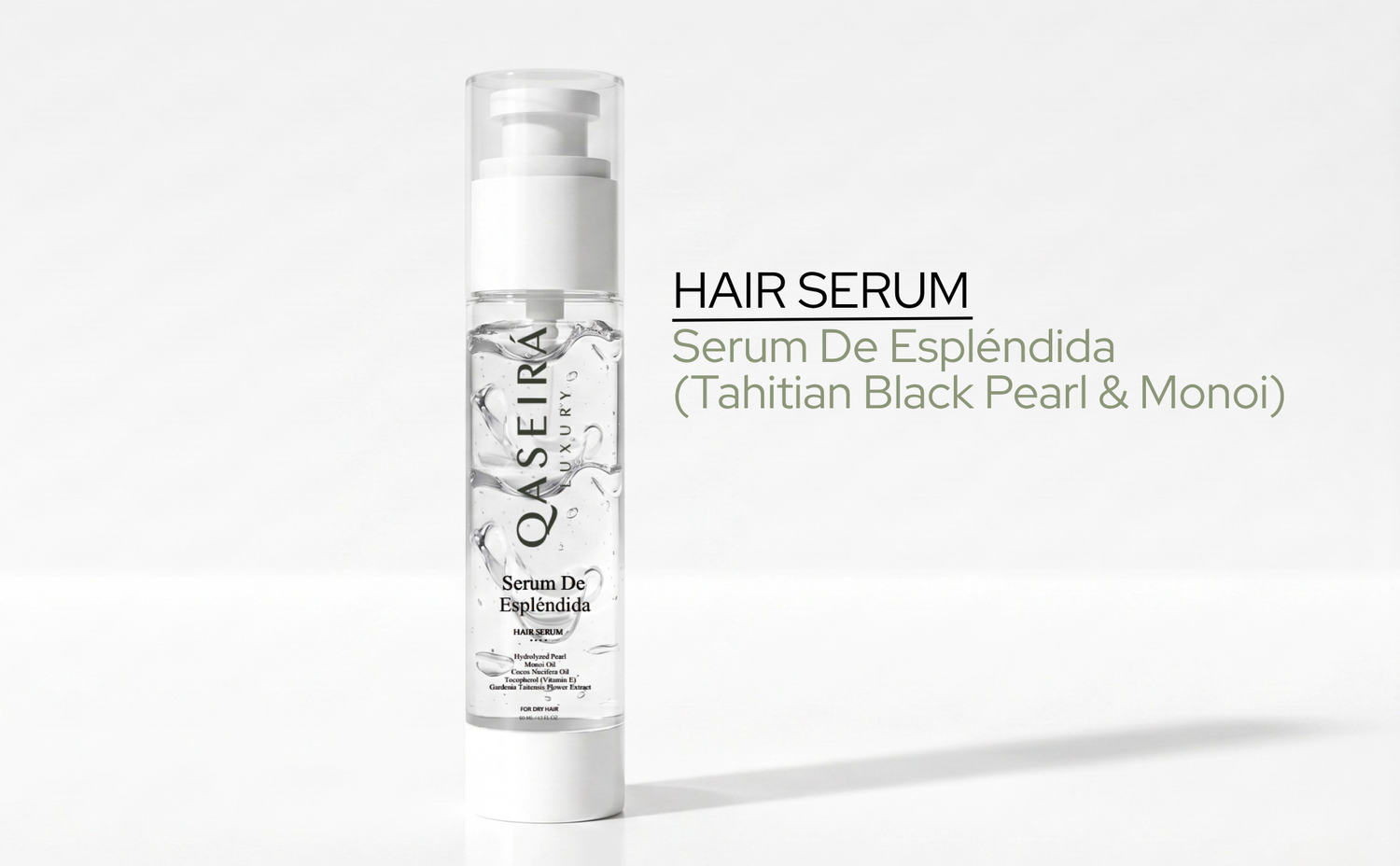 The Espléndida Rejuvenation Duo (Tahitian Black Pearl & Monoi Hair Masque & Serum)