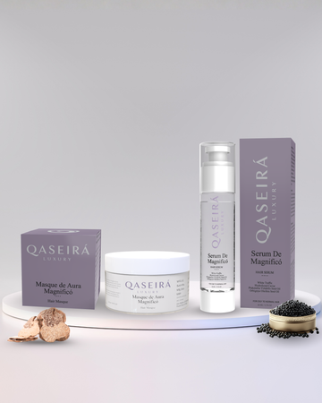 Caviar and White Truffle Hair Mask and Serum Combo
