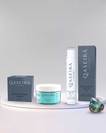 Cryo Amazonite Cica Face Elixir Gel and Sunscreen Combo