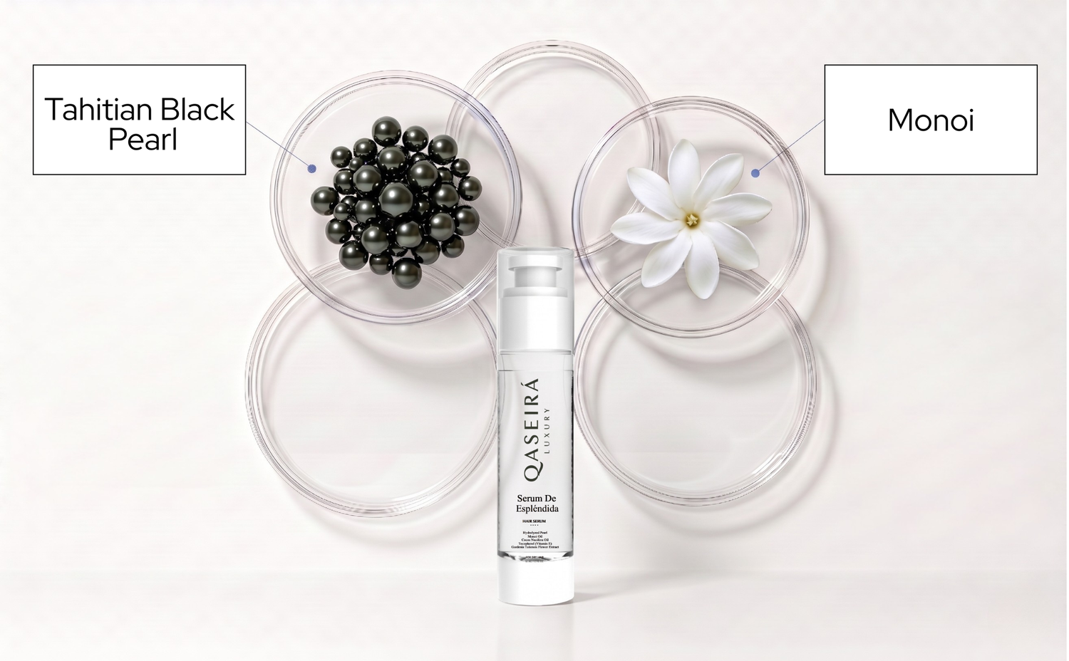 Serum De Espléndida - (Tahitian Black Pearl & Monoi Hair Serum)